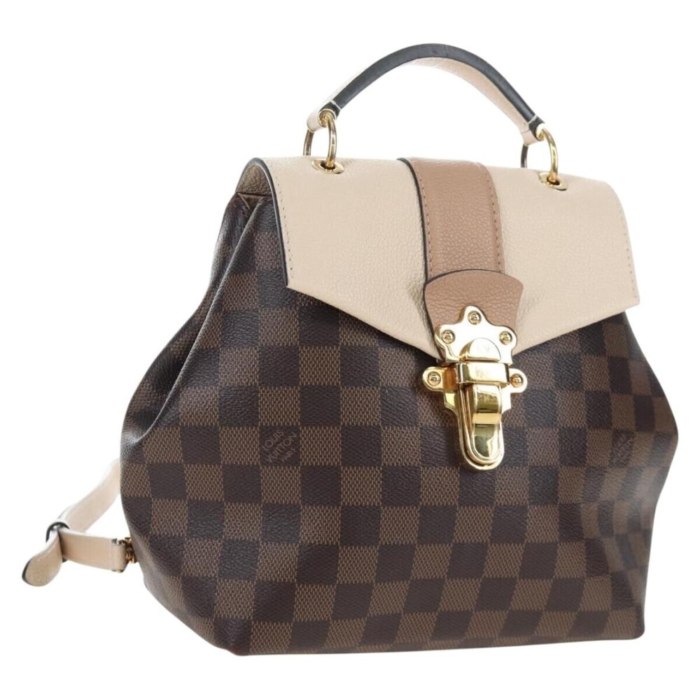 Louis Vuitton Clapton Backpack Damier and Leather